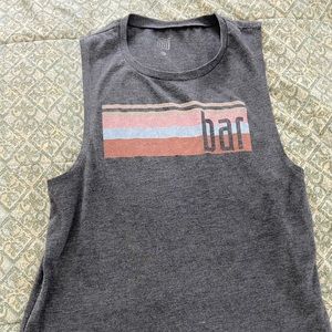 Bar Method Tank Top size L worn once!